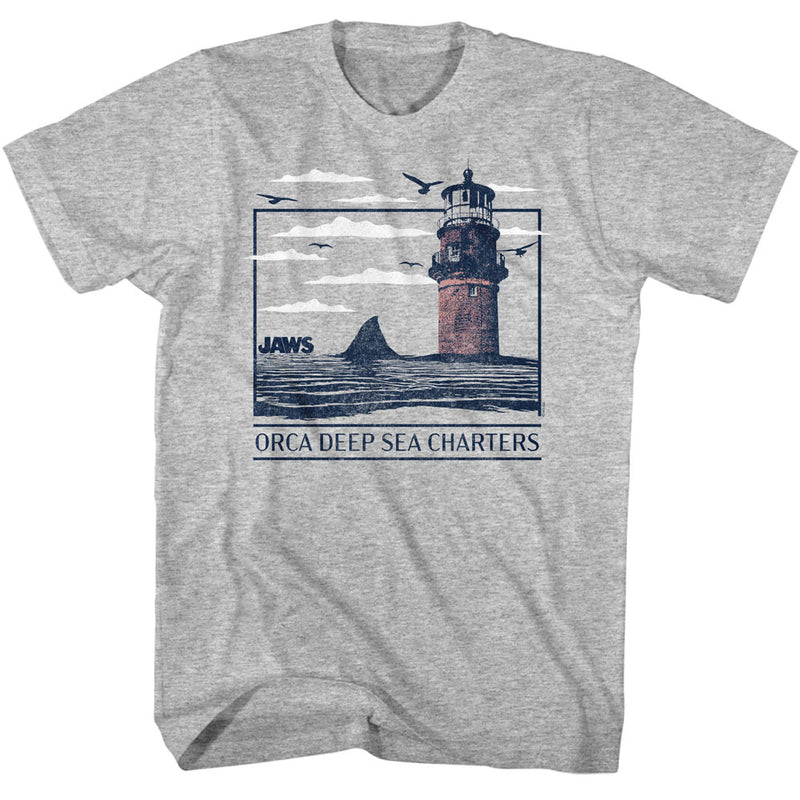 T-Shirt featuring design named Jaws - Orca Deep Sea Charter