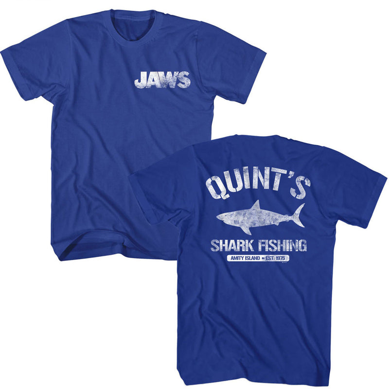 T-Shirt featuring design named Jaws - Quint's Shark Fishing (Front & Back)