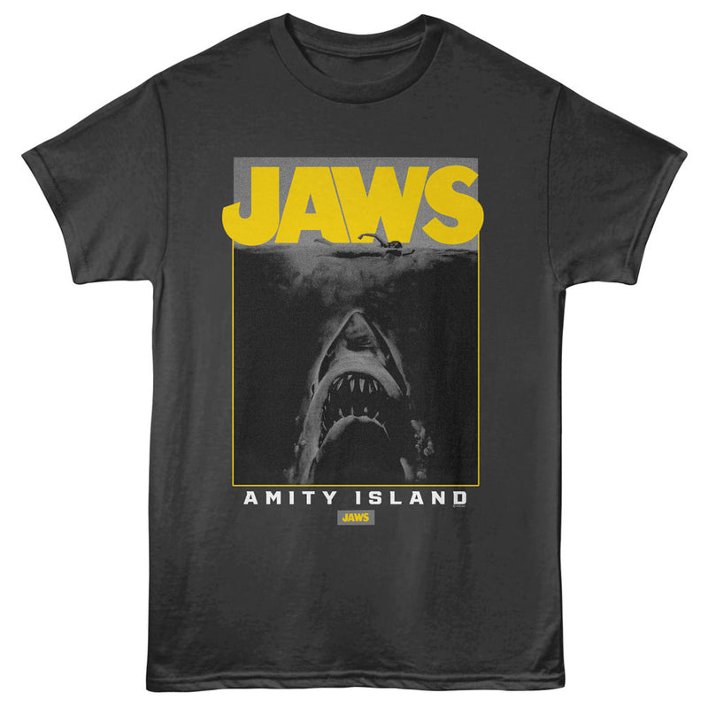 T-Shirt featuring design named Jaws - Poster with Amity Text