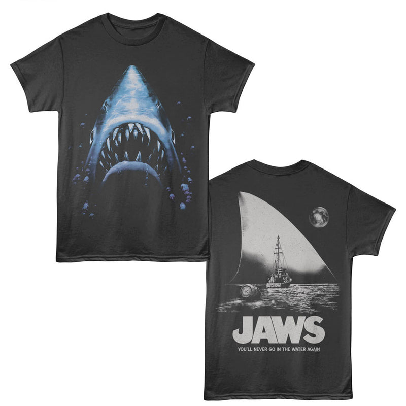T-Shirt featuring design named Jaws - Fin Scene (Front & Back)