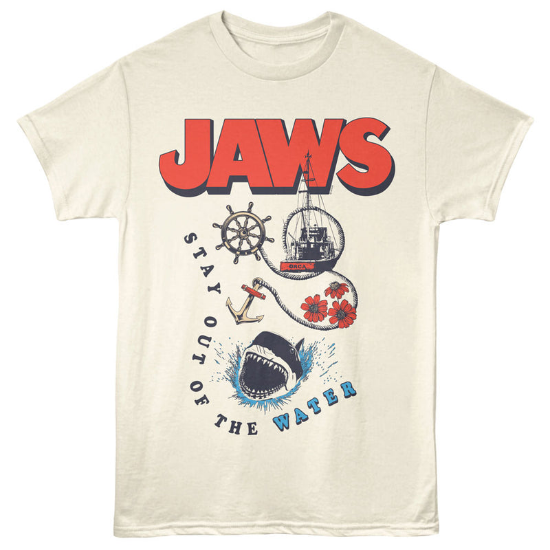 T-Shirt featuring design named Jaws - Stay Out of the Water