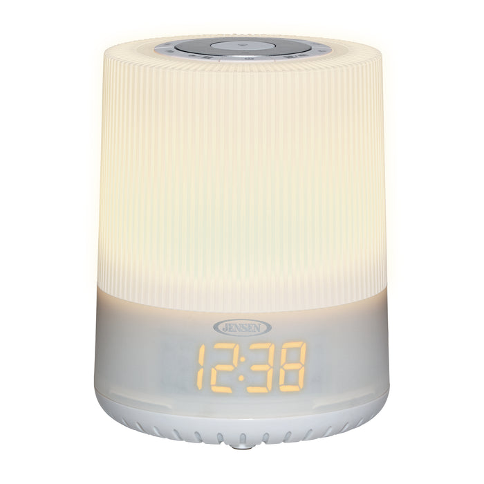 Jensen Mood Lamp Digital Dual Alarm Clock Radio