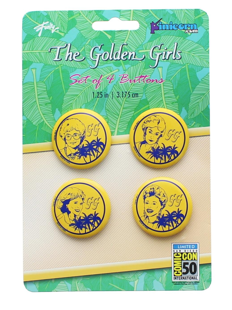 The Golden Girls Button Pin Set | Exclusive Dorothy, Rose, Blanche & Sophia Pins product image 2 of 7