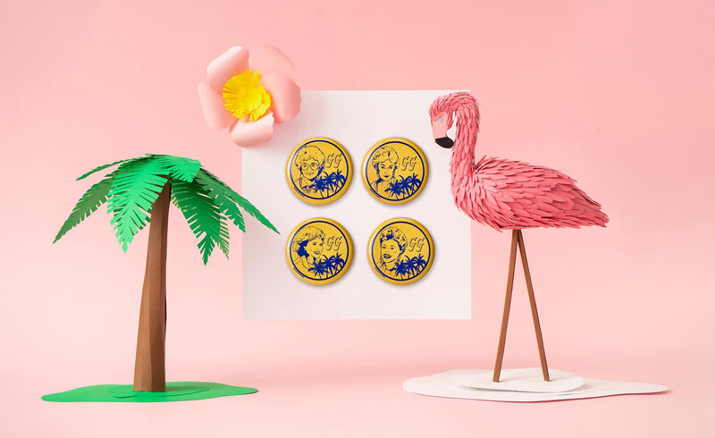 The Golden Girls Button Pin Set | Exclusive Dorothy, Rose, Blanche & Sophia Pins product image 6 of 7