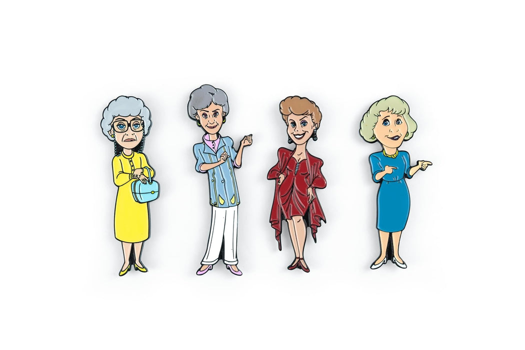 The Golden Girls 4-Piece Enamel Pin Set