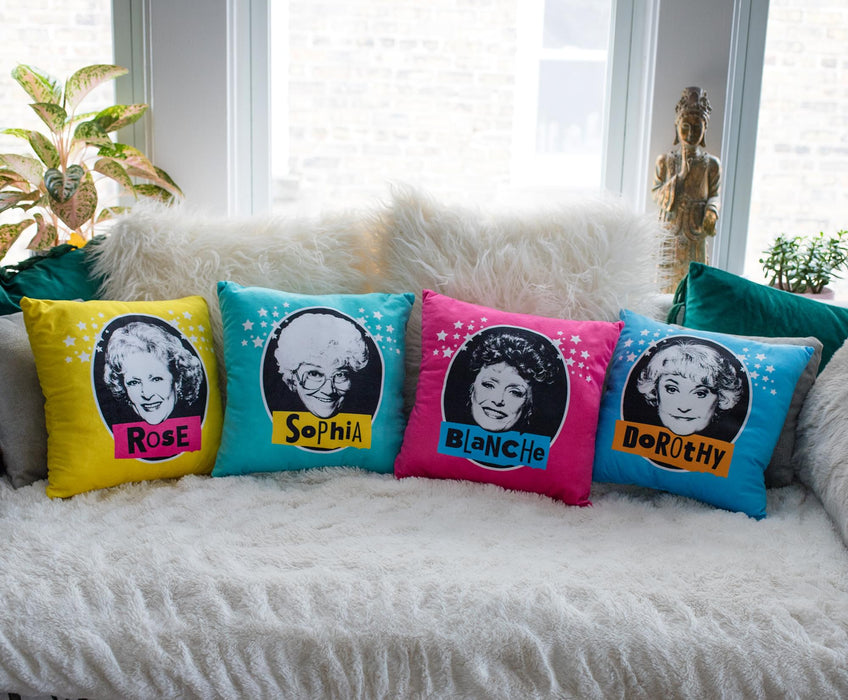 The Golden Girls 14-Inch Character Throw Pillows | Set of 4