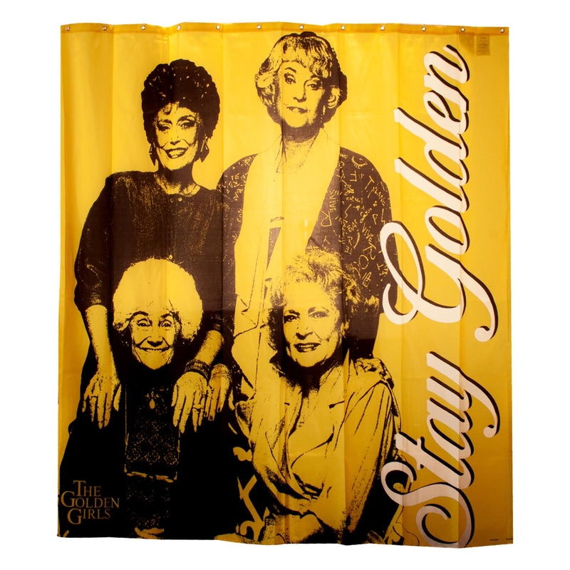 The Golden Girls Collectibles | Stay Golden Polyester Shower Curtain product image 2 of 6
