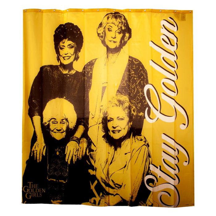 The Golden Girls Collectibles | Stay Golden Polyester Shower Curtain