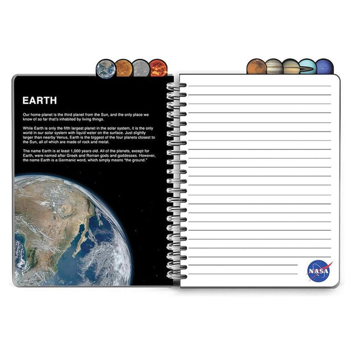 NASA Planets 9 Tab Notebook | 150 Pages — MeTV Mall