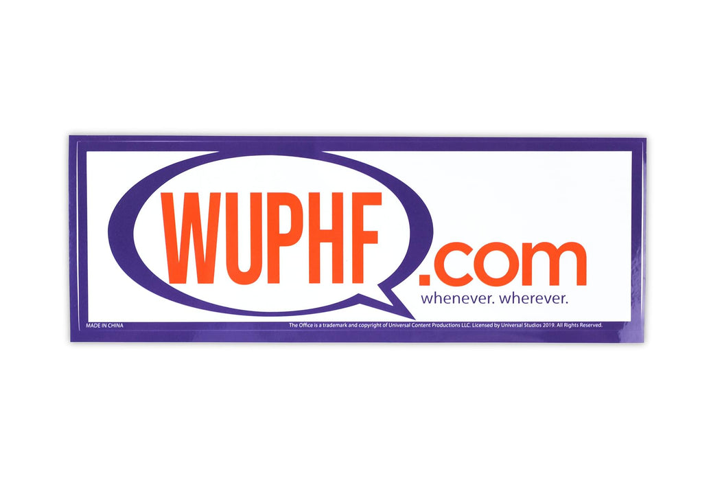 The Office - WUPHF.com Sticker | 8.25x2.75 Inch