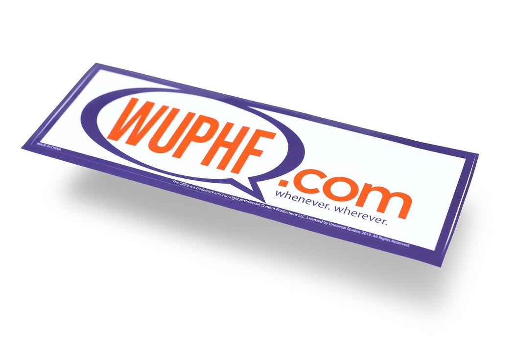 The Office - WUPHF.com Sticker | 8.25x2.75 Inch