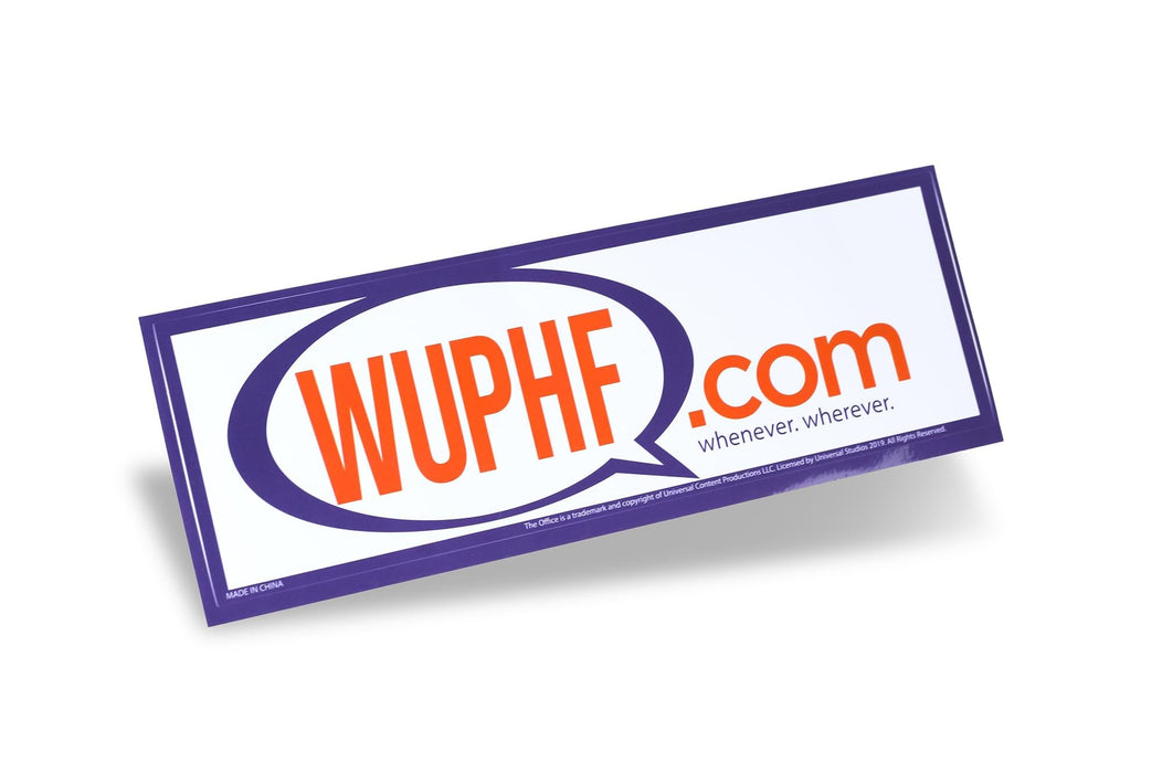 The Office - WUPHF.com Sticker | 8.25x2.75 Inch