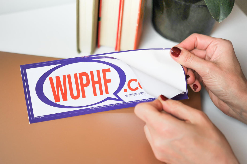 The Office - WUPHF.com Sticker | 8.25x2.75 Inch