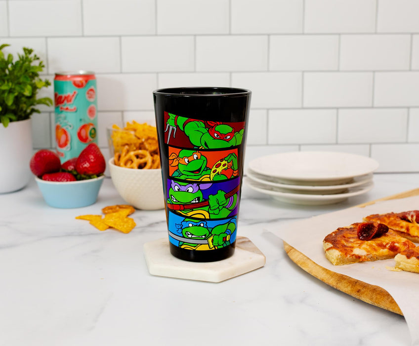 Teenage Mutant Ninja Turtles "Bars" 16oz Pint Glass