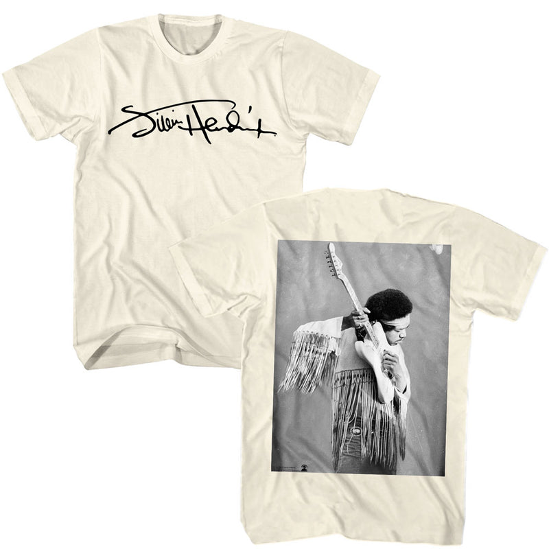 Jimi Hendrix - Signature & Photo (Front & Back)