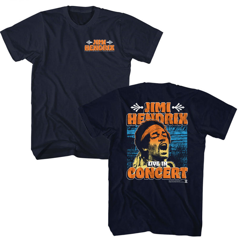 Jimi Hendrix - Live in Concert (Front & Back)