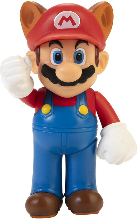 Super Mario - World of Nintendo 2.5 Inch Figure | Raccoon Mario