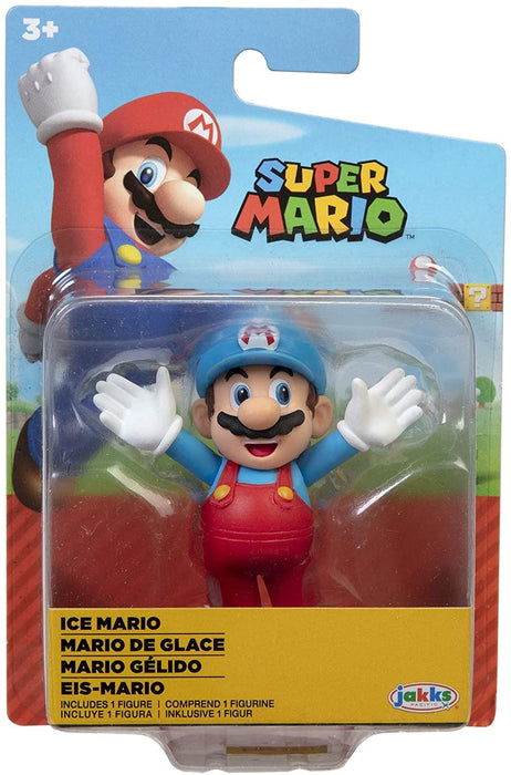 Super Mario - World of Nintendo 2.5 Inch Figure | Open Arms Ice Mario