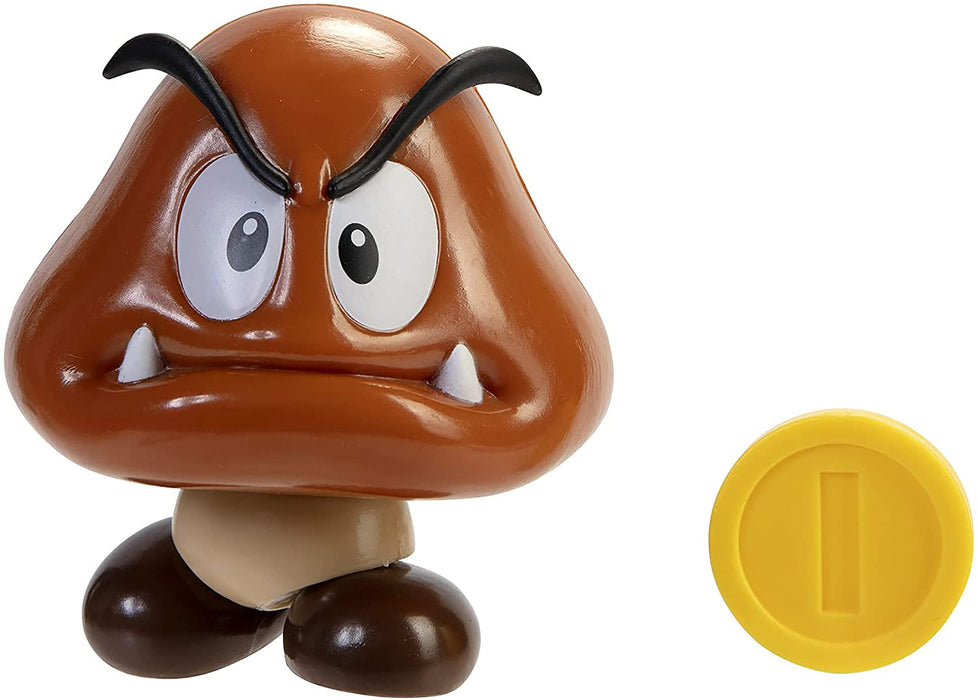 Super Mario - World of Nintendo 4 Inch Figure | Goomba