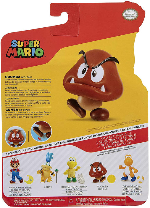 Super Mario - World of Nintendo 4 Inch Figure | Goomba
