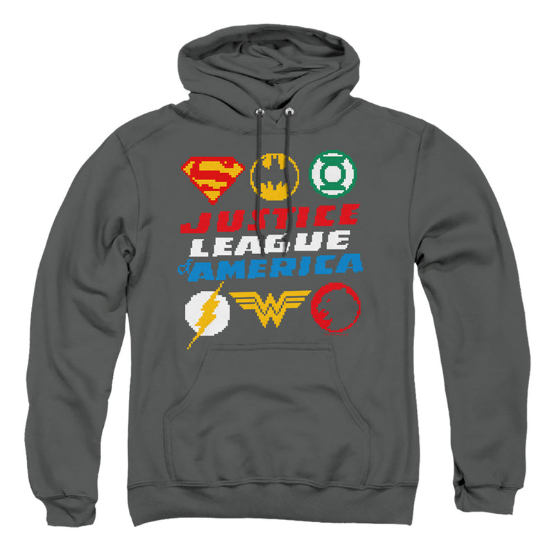 Hoodie featuring design named Justice League - Pixel Logos