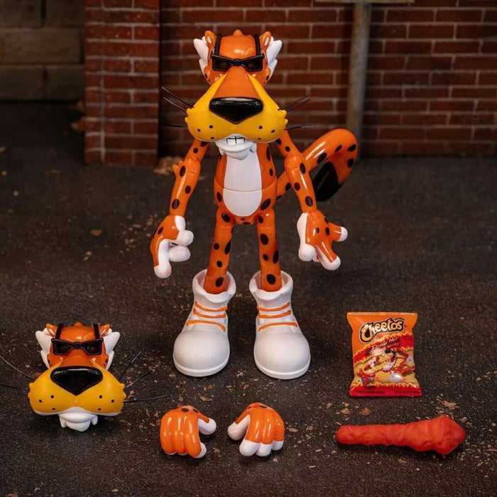 Cheetos 6 Inch Action Figure | Flamin' Hot GITD Chester Cheetah