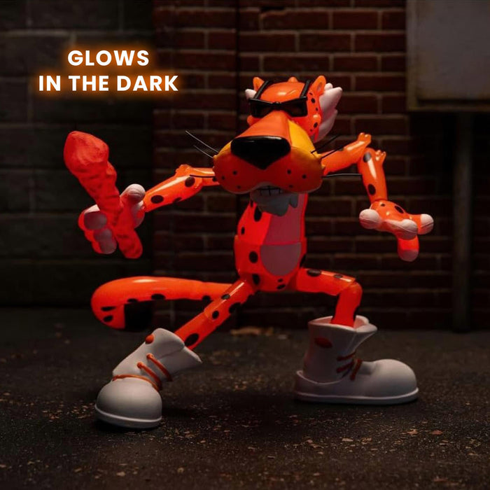 Cheetos 6 Inch Action Figure | Flamin' Hot GITD Chester Cheetah
