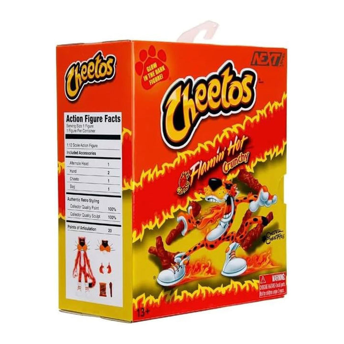 Cheetos 6 Inch Action Figure | Flamin' Hot GITD Chester Cheetah