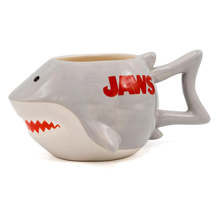 Jaws Great White Shark Sculpted Ceramic Mug | Holds 20 Ounces