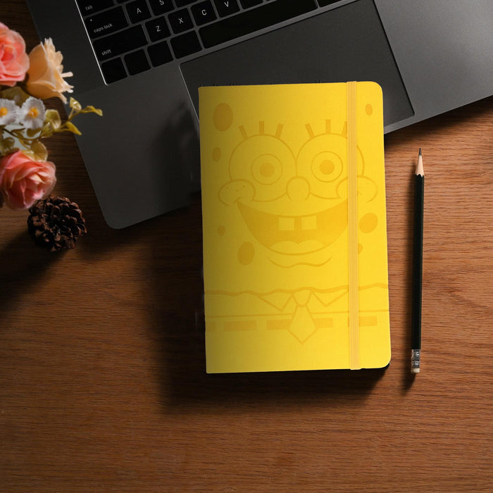 Nickelodeon SpongeBob SquarePants 80-Page Vegan Leather Notebook | 5 x 8 Inches