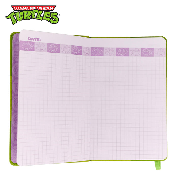 Teenage Mutant Ninja Turtles - 80-Page Vegan Leather Notebook | 5 x 8 Inches