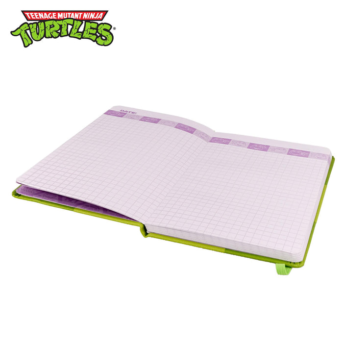 Teenage Mutant Ninja Turtles - 80-Page Vegan Leather Notebook | 5 x 8 Inches