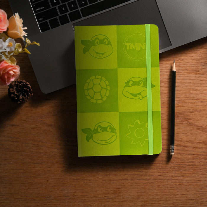 Teenage Mutant Ninja Turtles - 80-Page Vegan Leather Notebook | 5 x 8 Inches