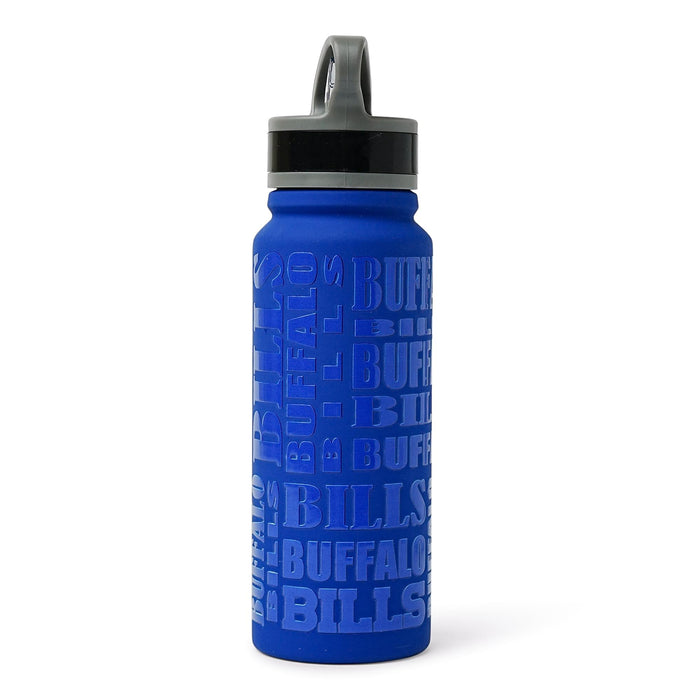 Buffalo Bills Replay 25-Ounce Stainless Steel Flip-Top NFL Water Bottle