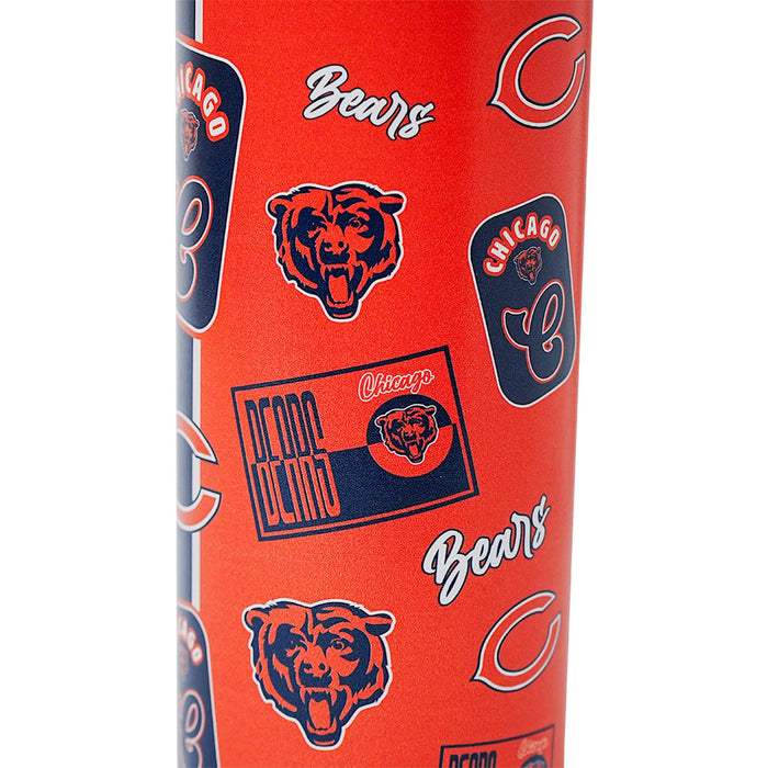 Chicago Bears Dreamweave 25-Ounce Stainless Steel Flip-Top NFL Water Bottle