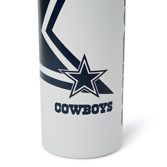 Dallas Cowboys Hype 25-Ounce Stainless Steel Flip-Top NFL Water Bottle