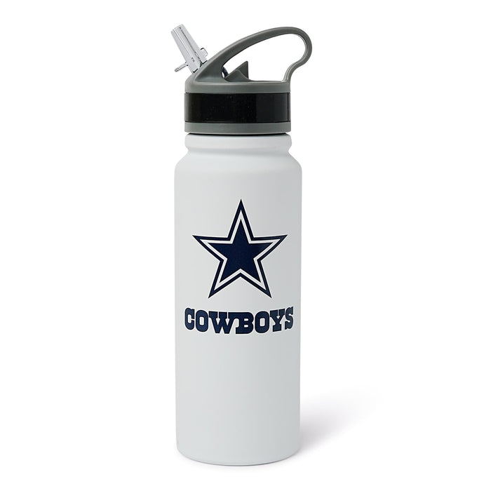 Dallas Cowboys Swagger 25-Ounce Stainless Steel Flip-Top NFL Water Bottle