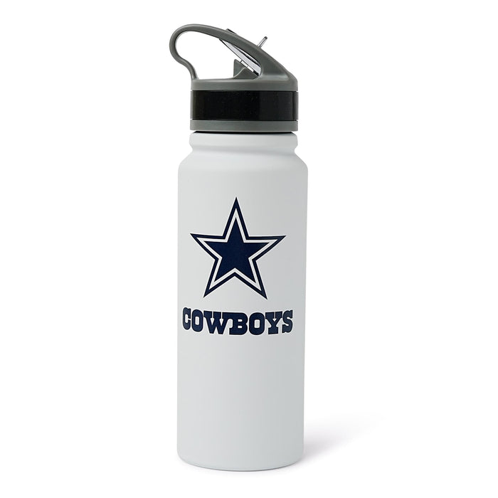 Dallas Cowboys Swagger 25-Ounce Stainless Steel Flip-Top NFL Water Bottle