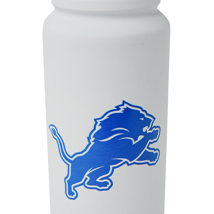 Detroit Lions Logo 25-Ounce Stainless Steel Flip-Top NFL Water Bottle