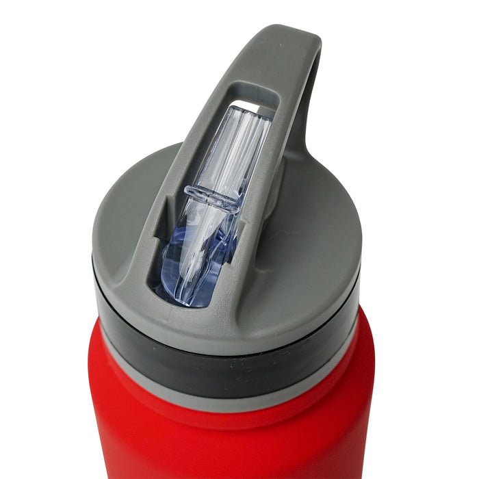 Kansas City Chiefs Logo 25-Ounce Stainless Steel Flip-Top NFL Water Bottle