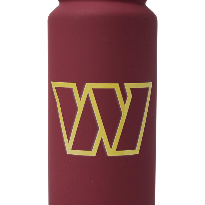 Washington Commanders Logo 25-Ounce Stainless Steel Flip-Top NFL Water Bottle