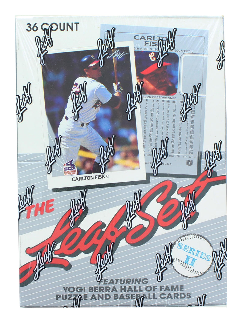 MLB 1990 The Leaf Set Series 2 Sealed Baseball Box | 36 Packs product image 1 of 2