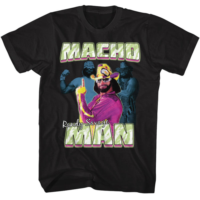 Macho Man Randy Savage - Three Photo Collage