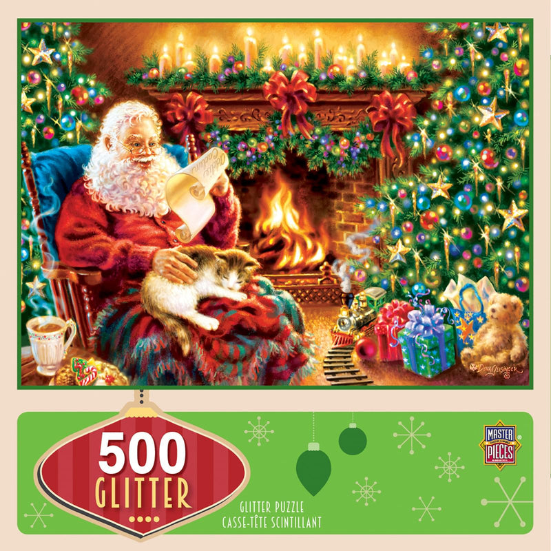 Christmas Dreams 500 Piece Glitter Jigsaw Puzzle product image 3 of 6