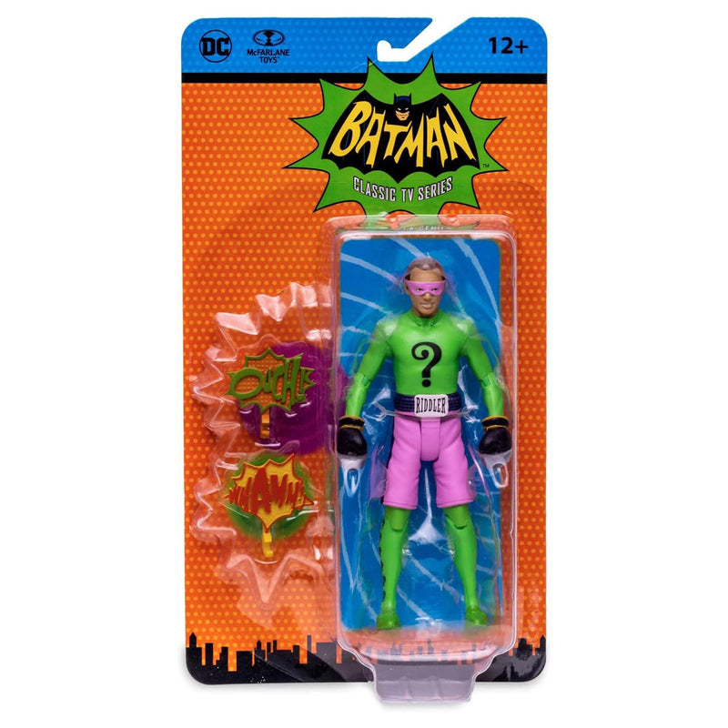 DC Batman 1966 TV Series 5 Inch Action Figure | Riddler Boxing product image 2 of 9