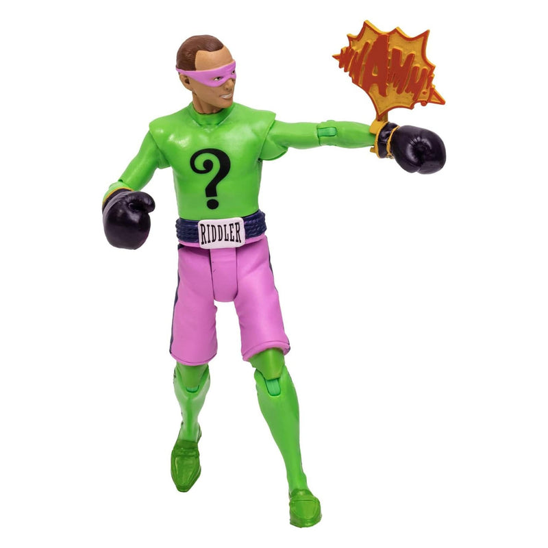DC Batman 1966 TV Series 5 Inch Action Figure | Riddler Boxing product image 4 of 9