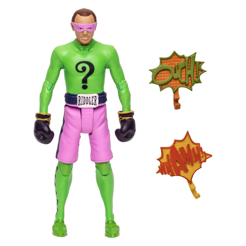 DC Batman 1966 TV Series 5 Inch Action Figure | Riddler Boxing product image 5 of 9