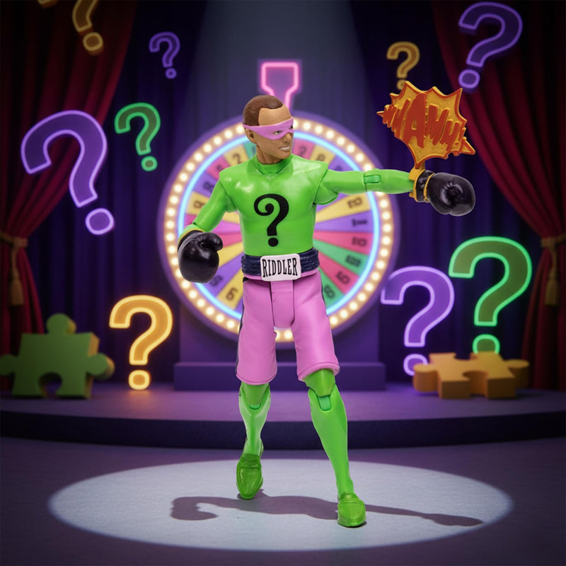 DC Batman 1966 TV Series 5 Inch Action Figure | Riddler Boxing product image 7 of 9