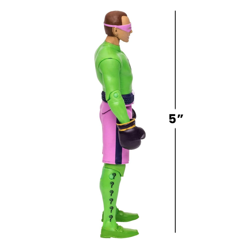 DC Batman 1966 TV Series 5 Inch Action Figure | Riddler Boxing product image 8 of 9
