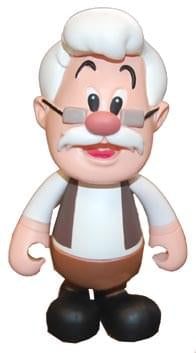 Disney Mindstyle Basix Beanz 3" Series 1 Vinyl Figure Geppetto